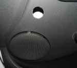 Furo para tweeter na porta&nbsp;dianteira