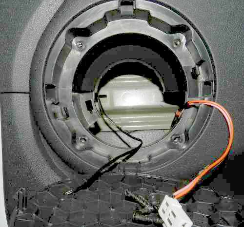 Painel falante dianteiro modificado - porta