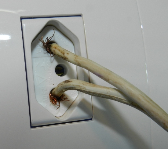 Figura 1 – Gambiarra em tomada padrão NBR.