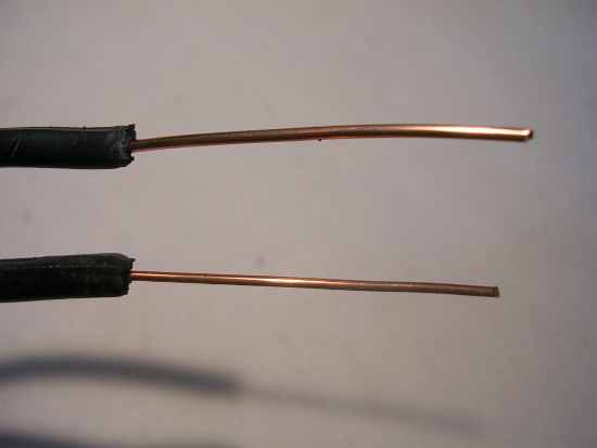 Figura 2 – Fios utilizados em ligações externas de telefonia fixa.