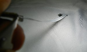 Fig20-DSCN3881 Figura 20 – Fragilidade do braço, após a modificação.