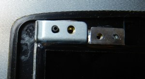 Fig5-DSCN3834 Figura 5 – Canto superior esquerdo do painel original, inserido no suporte.