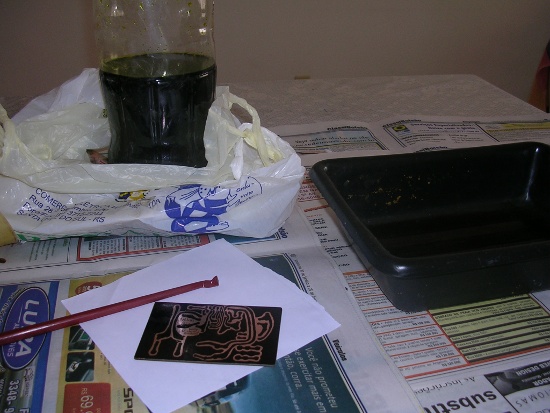 Figura 20 – Material para corrosão de placas de circuito impresso.