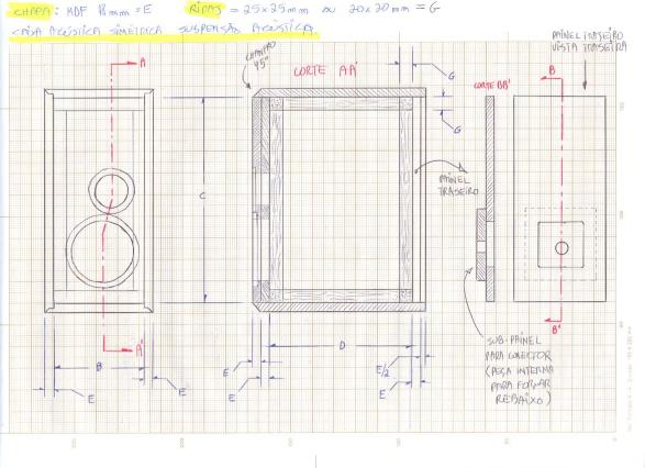 Figura 29 - Projeto das caixas.