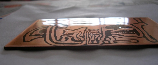 Figura 34 – Aguardando a secagem do verniz.