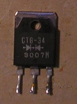 Figura 4 – Diodo Schottky retirado de fonte de PC.