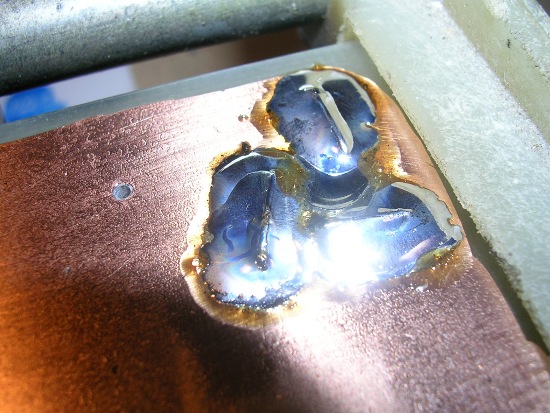 Figura 42 – Terminal soldado, pronto para uso.