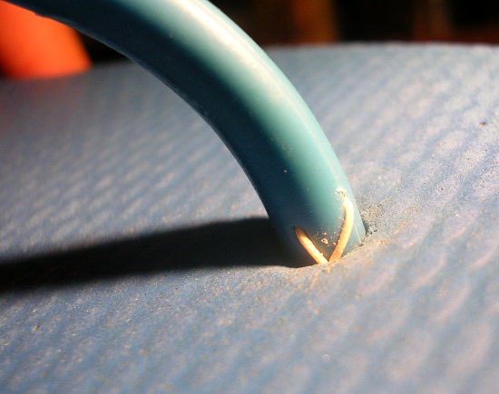 Figura 7 – Aparência da tira após o conserto.