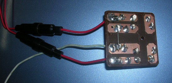 Figura 7 – Lado cobreado da placa do snubber.