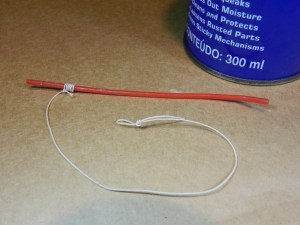 Figura 2 – Amarração do canudo.