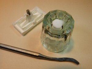 Figura 3 – Preparo do acrílico autopolimerizante.