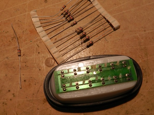 Figura 37 – Utilização da frente da luminária como apoio.