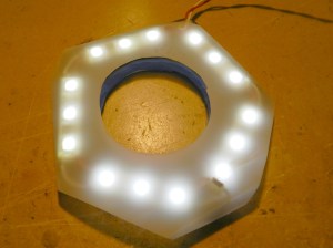 Figura 1 – Anel de iluminação pronto para uso.