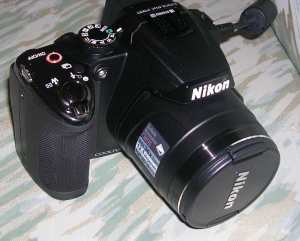 Figura 5 – Aparência da lente da Nikon P500.