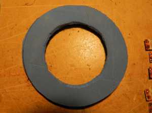 Figura 6 – Placa de EVA cortada, pronta para montagem.