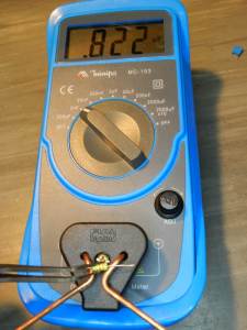 Figura 12 – Medição com pinça.