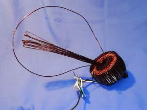 Figura 27 – Final do enrolamento de 34V, com fio alisado.