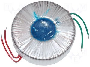 Figura 49 – Transformador toroidal Indel, com o núcleo em resina epóxi. Fonte: TME.