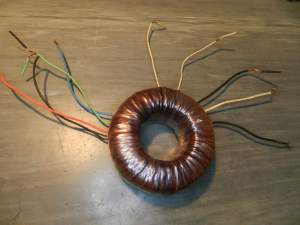 Figura 51 – Transformador toroidal 1 queimado.