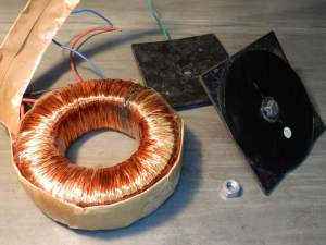 Figura 52 – Transformador toroidal 2 queimado.