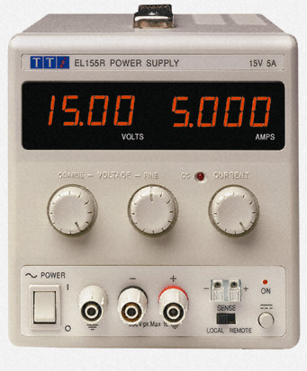 Figura 20 - Fonte de bancada com displays de maior precisão (4 dígitos). Fonte: Farnell [30].