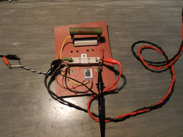 Figura 94 – Circuito de carga dinâmica para teste de fontes.