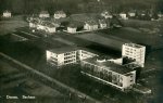 Figura 127 – Vista aérea das construções da Bauhaus em Dessau, Alemanha. Fonte: AKG-Images&nbsp;[405].
