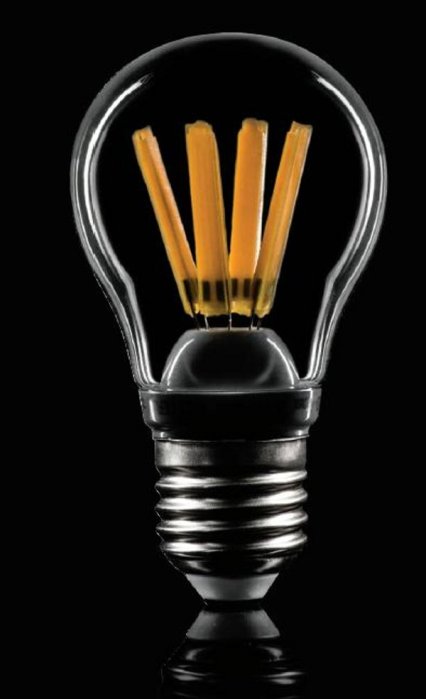 Figura 74 – Lâmpada LedLine de 4W, de filamentos LED grossos. Fonte: SMD-LED [203].