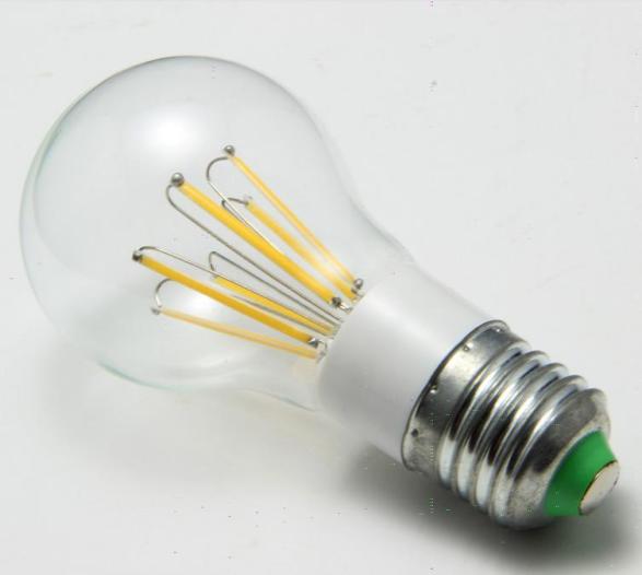 Figura 78 – Lâmpada de filamento LED, sem o suporte interno central, de vidro.