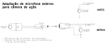 Figura 11 – Diagrama esquemático das ligações dos microfones.  Clique na imagem para&nbsp;ampliar.