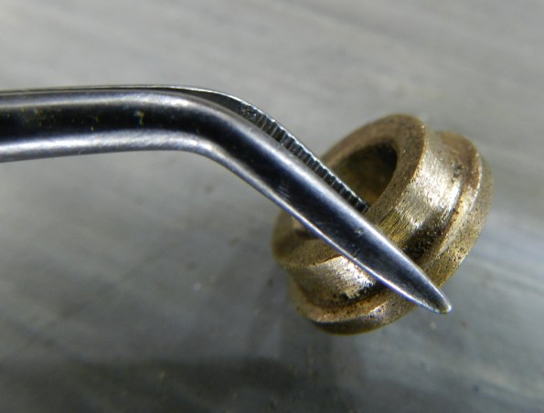 Figura 10 – Bucha limada para encaixar na haste deslizante.