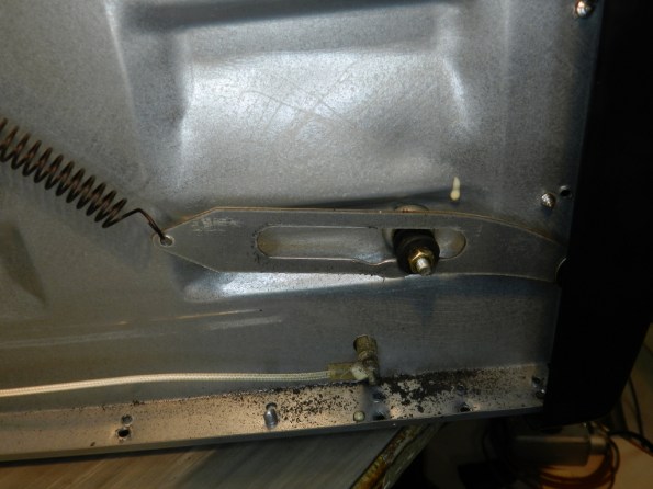 Figura 5 – Sujeira que parecia ferrugem, mas era do espaçador plástico.