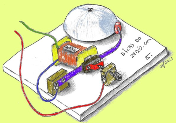 Fig. 10 – Esboço da campainha elétrica de Wagner.